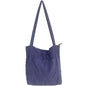 One-shoulder Large Capacity Corduroy Bag Leisure Shopping Bag