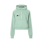 Cropped Half-Zip Hoodie