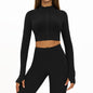 Slim-fit Fitness Long-sleeve Jacket Quick-dry Yoga Wear