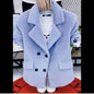 Men's Mid-length Trench Coat Imitation Mink Fleece