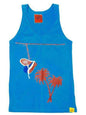 Team Phun Palm trees and powerlines vest top