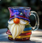 Painted Book Coffee Cup Unique Book Stacking Coffee Cup