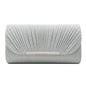 Women's Hardware Edge Party Pattern Fine Pink Clutch