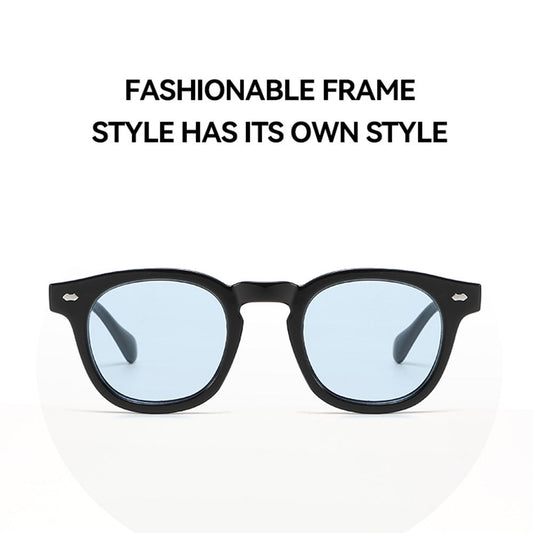 New Simple Sunglasses Round Rim Sunglasses