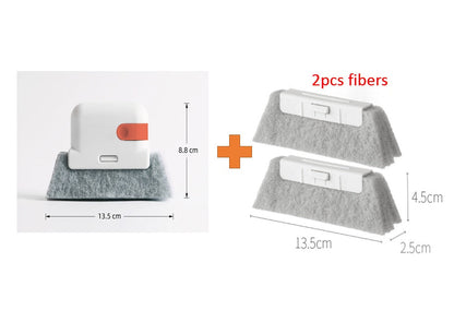Creative Groove Cleaning Brush Quickly Clean All Corners And Gaps Detachable Door Window Track Cleaning Brushes