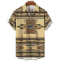 Men’s Summer Vintage V-Neck Shirt – Lightweight Casual Tee