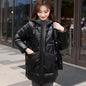 Winter Loose Thick Hooded Down Cotton