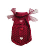 MOG Pet Super Cute Sweater New Year Warm Cat British Short Autumn And Winter Clothes