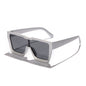 New European And American Personalized Large Rim Sunglasses One-piece Lens Ins Style Sports Goggles