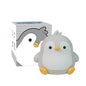 Adorable Penguin Night Light - Rechargeable Silicone Touch Lamp for Kids Bedroom