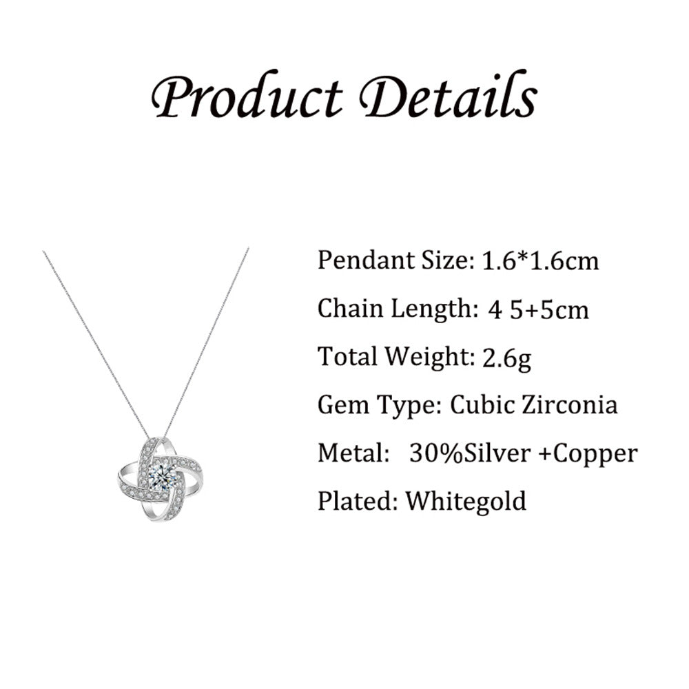 Light Luxury Minority Design Mother's Day Gift Four-leaf Clover Necklace