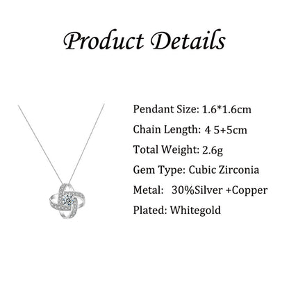 Light Luxury Minority Design Mother's Day Gift Four-leaf Clover Necklace