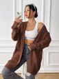 New Double Pocket Simple Casual Sweater Cardigan
