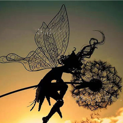 Flower Fairy Garden Miniature Sculptures Fairy Garden Mythical Faery Garden Dandelion Figurine Fairies Pixies Decor