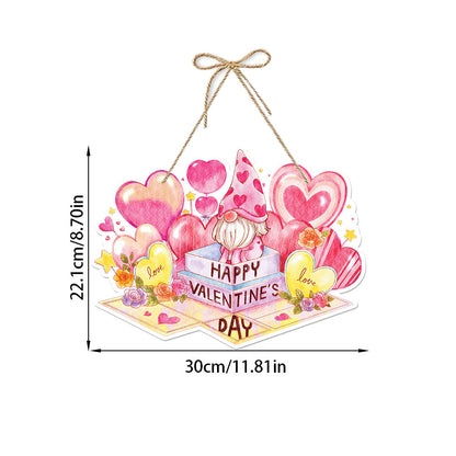 Valentine's Day Decorative Gift Garland Paper Door Hangers