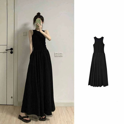 Waist Slimming Temperament Mid-length A- Line Women