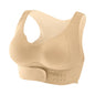 Cross Exercise Yoga Underwear Female Front Buckle Back Shaping Bra