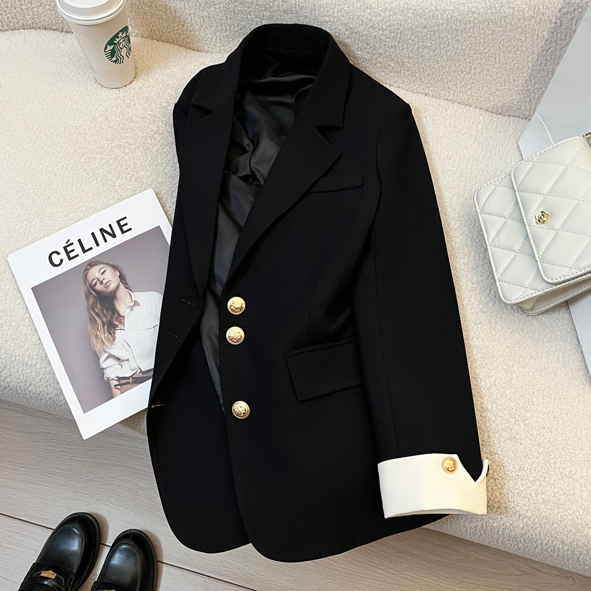 Coat For Women Korean Style Sense Of Design Minority Fashion Temperament Commute