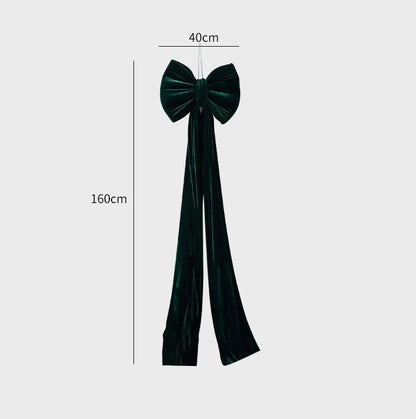 Christmas Decoration Velvet Large Bow Decoration