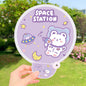 Portable Fan, Children's Heart, Children's Day Gift, Folding Fan With Handle