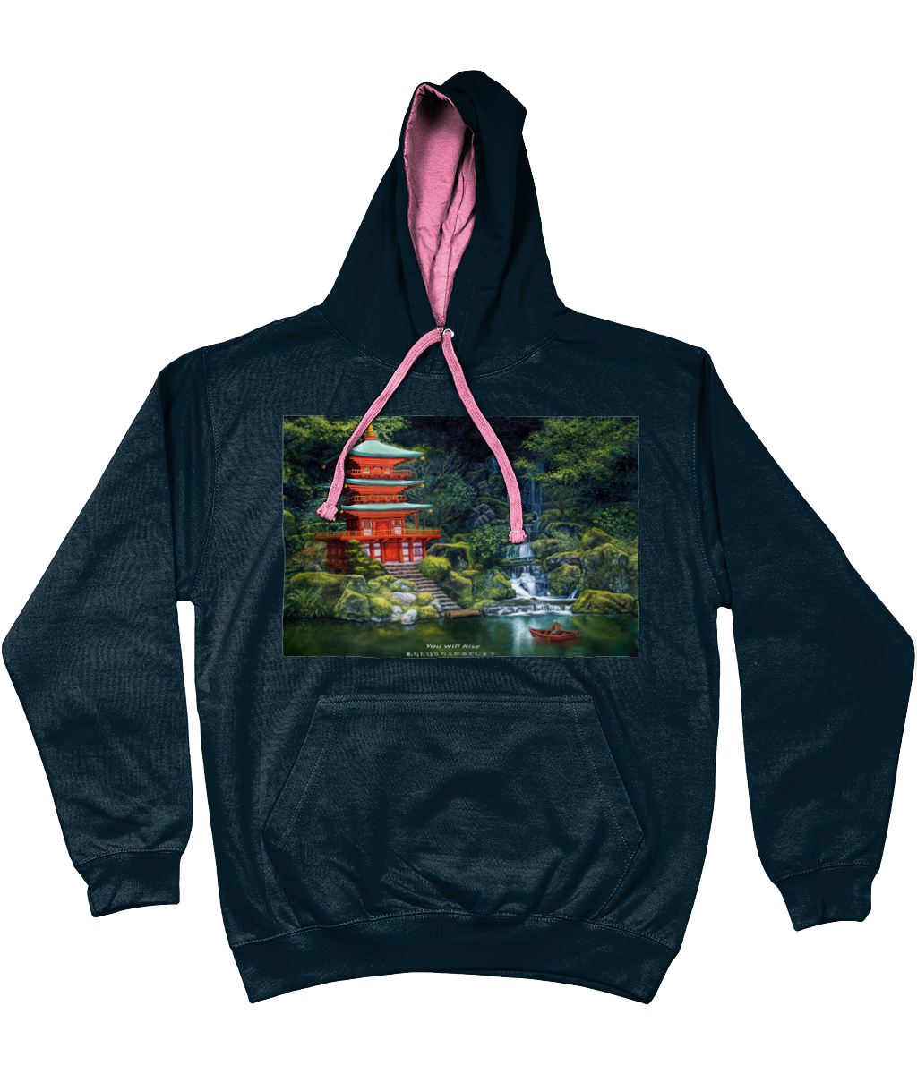 ASLAN Hoodie two tone-Grey Various Colours and Sizes