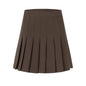 Women's Sweater Jacket And Retro Pleated Skirt Two-Piece Set