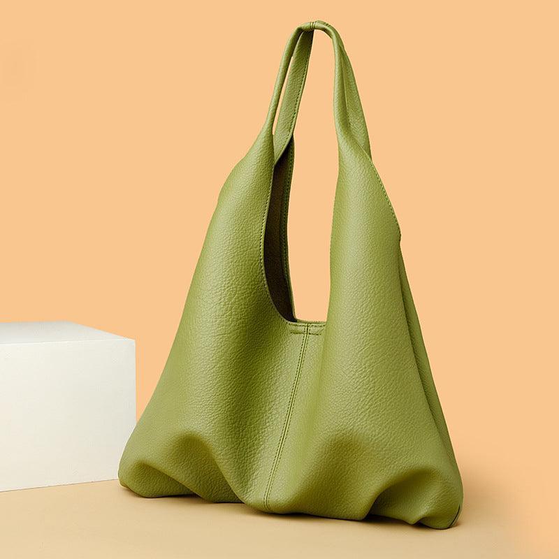 Casual Faux Leather Underarm Shoulder Bag