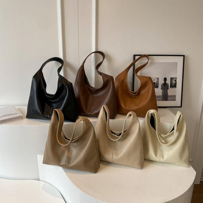 Faux Leather Shoulder Bag Wallet Set