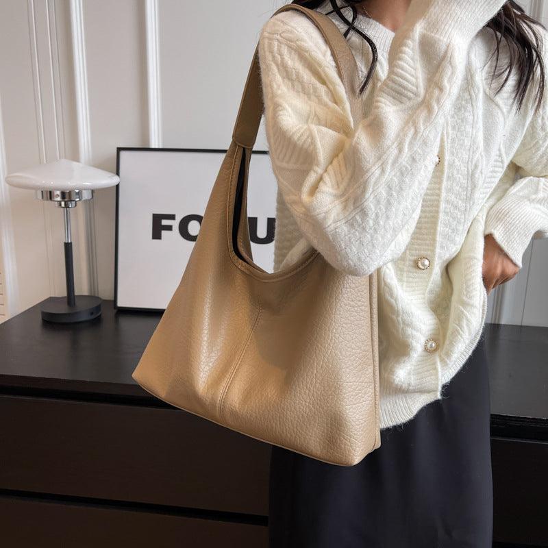 Faux Leather Shoulder Bag Wallet Set