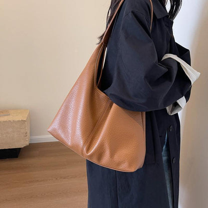 Faux Leather Shoulder Bag Wallet Set