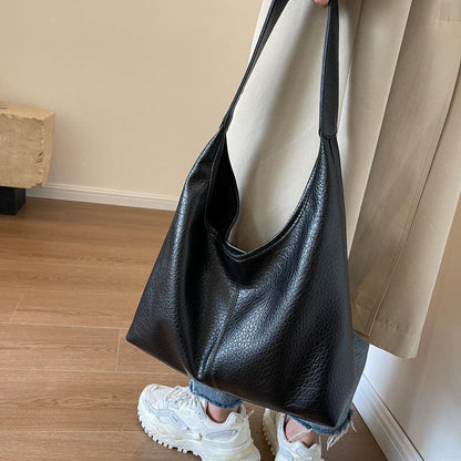 Faux Leather Shoulder Bag Wallet Set