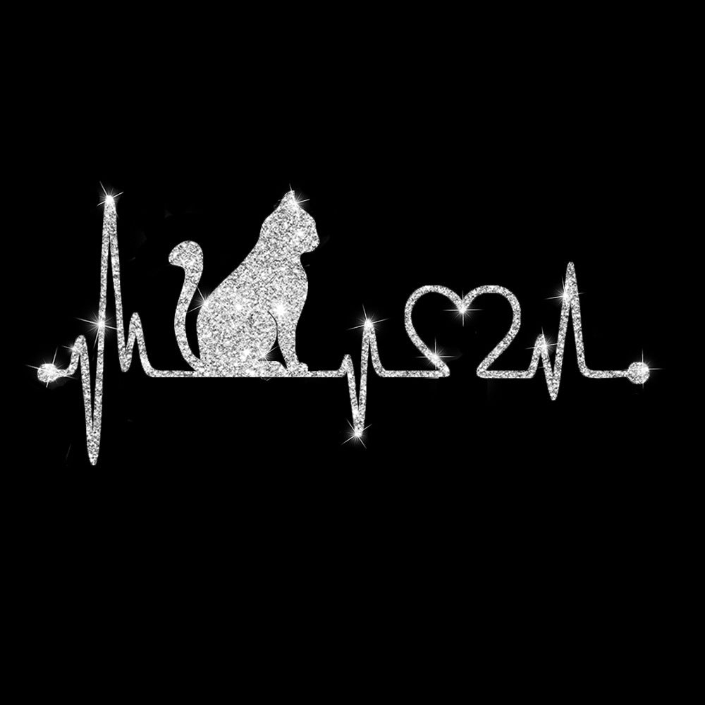 Cartoon Shiny African Woman Automobile Sticker