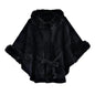 Big Fur Collar High-grade Artificial Mink Fur Belt Shawl