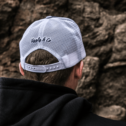 Blue Surf Diamond Trucker Hat