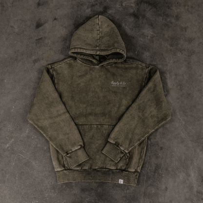 Green Diamond Acid Wash Hoodie