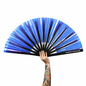 Blue Temptress Iridescent Festival Fan (XL Rave Fan UK)