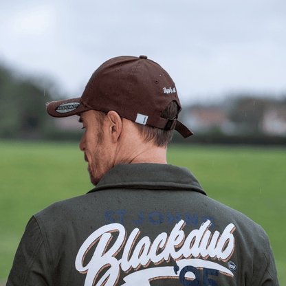 Brown 'Aviation' Diamond Trucker Hat
