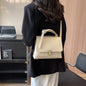 Retro Women's Frosted Small Square Bag Casual Shoulder Bag