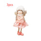 Christmas Lace Angel Doll Christmas Tree Small Pendant Lift Snowflake Girl Christmas Show Window Decorations Accessories