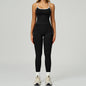 Women's Vest And Pants Color-blocking Yoga Set