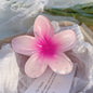 High Sense Plumeria Rubra Seaside Holiday Barrettes