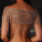 Hollow Round Rhinestone Body Chain Women