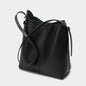 Genuine Leather Large-capacity Bucket Shoulder Messenger Bag