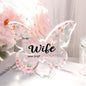 New Gift For Mother's Day Transparent Acrylic Butterfly Creative Desktop Decoration