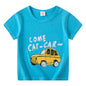 Children's Short Sleeve Boys And Girls T-shirt Cartoon Half Sleeve Top