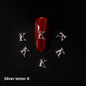 26 Letter Alloy Nail Ornament Nail Crystal
