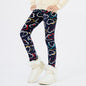 Girls' Autumn And Winter Thermal Base Medium And Large Printed Velvet
