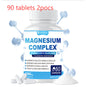 Magnesium Complex Supplement With Glycinate Citrate, Malate Oxide, Supports Bone, Muscle Digestive Health, Vegan Non-GMO, 60 Capsules