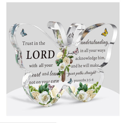 New Gift For Mother's Day Transparent Acrylic Butterfly Creative Desktop Decoration