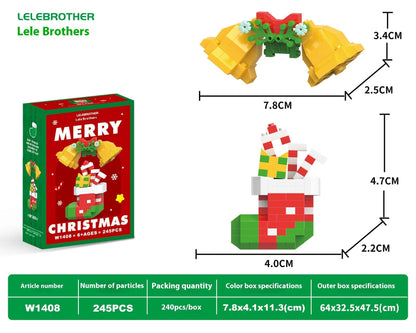 Christmas Day Series Snowman Assembly Blocks